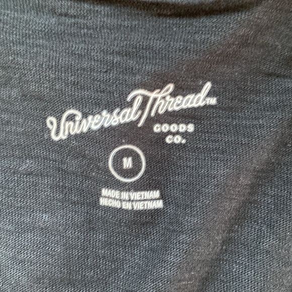 NWT Universal Thread M Black T Shirt Dress - Picture 4 of 6